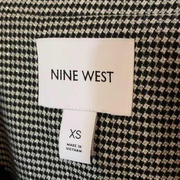 Sparkle pea coat with pockets, belt - Picture 3 of 3